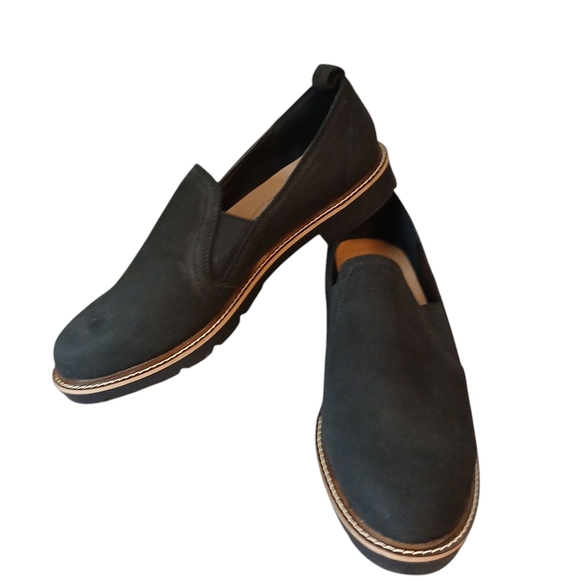 Blondo Phoebe Waterproof Leather Loafers Women's Black Slip-on Flats Size 9.5 - Picture 1 of 12